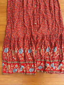 Boho Floral Maxi Skirt