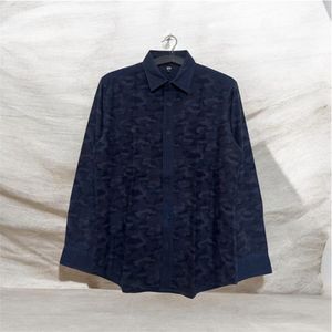 Men's Camo Long Sleeve Button-Up Shirt