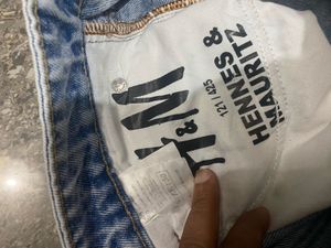 💯 H&amp;m Light Wash Wide Leg baggy Jeans