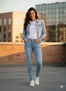 Light Wash Denim Jeans