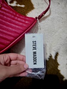 Steve Madden Pink Quilted Shoulder Bag