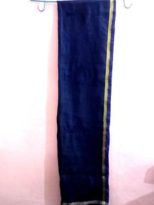 Elegant Navy Blue Dupatta