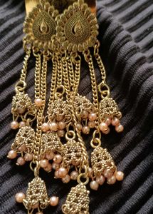 Elegant Gold Dangle Earrings