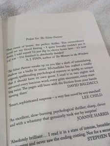 The Silent Patient Thriller Novel