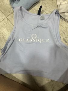 H&M Classique Cropped Tank Top