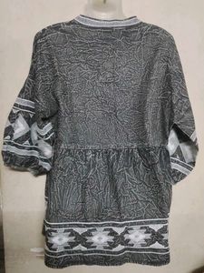 Boho|Tribal|Embroidered Kurta Top