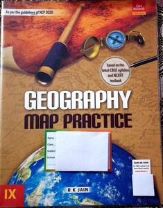 Geography Map Practice Book IX