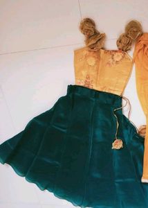 Beautiful Floral Print  lehnga choli