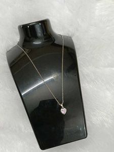 Heart Pendant Necklace pink 🩷