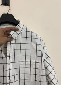 Classic Grid Pattern Men's Shirt
