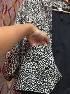 Stylish Leopard Print Blazer