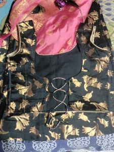 Girls Banarasi Silk Lahenga Choti With Dupatta