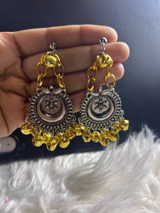 Boho Ethnic Bell Earrings handmade crafted