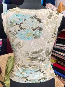 Y2k floral top
