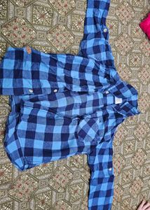 Blue Plaid Button-Down Shirt 2-4 Years Boy