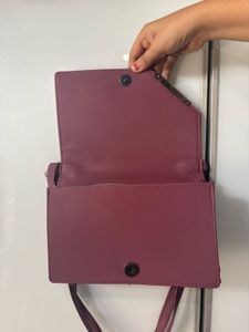 Stylish Mauve Crossbody Bag