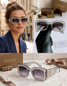 Gucci Pearl Embellished Sunglasses FOR LADIES