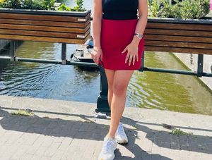 Chic Red Mini Skirt