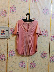 🇳🇿🎀💫Stylish Rose Pink Oversized T-Shirt