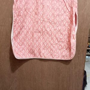Pink Printed Cotton Blouse