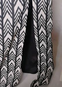 Chic Chevron Print Sleeveless Dress