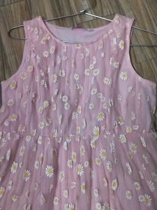 Beautiful Pink Floral Daisy Dress