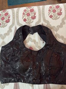 Sparkling Black Sequin Blouse size 36-40