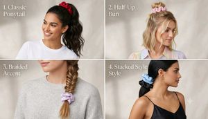 Chic Scrunchie Set pack of 12