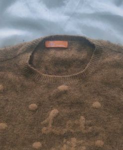 Cozy Brown Knit Sweater
