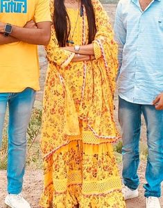 Beautiful Sharara Haldi Ceremony Dress💛
