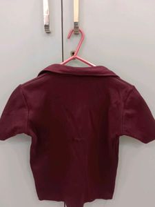 Stylish Brown Crop Top