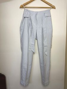 Striped Tie-Waist Pants