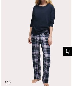 M&S Plaid Pajama Set