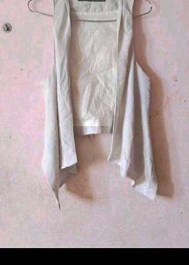 Sleeveless Waterfall Vest