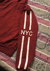 NYC Maroon Hoodie