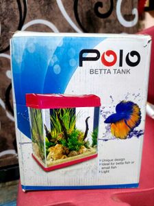 Mini Aquarium Fish Tank ( new blue colour)