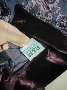 Elegant Velvet Burnout Tunic