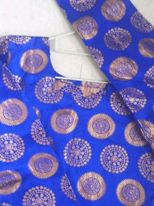 Blue Banarsi Kurti