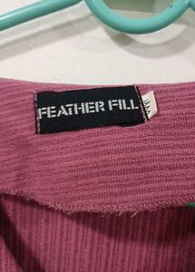 Stylish Pink Textured Button-Up Shirt