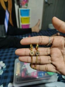 Elegant Gold Dangle Earrings