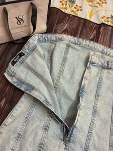 Y2K Strapless Denim Dress