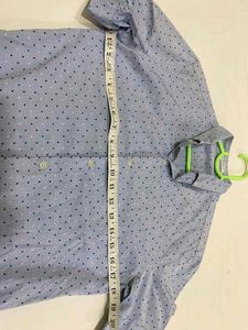 Classic Polka Dot Button-Up Shirt