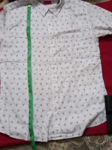 Men's Patterned Casual Shirt twice used top one
