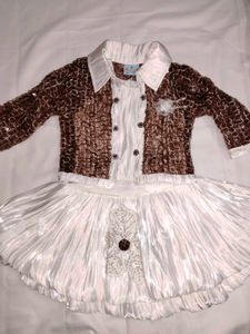 Sparkly Brown Jacket for Girls