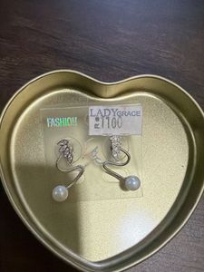 Elegant Pearl & Crystal Earrings