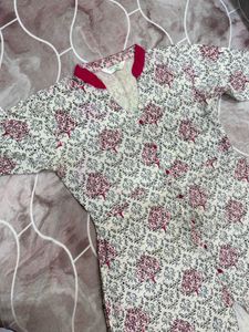 Floral Print Kurta