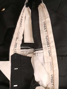 Classic Black Double-Breasted Blazer&amp;Pant