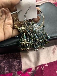 combo Exquisite Jhumka Earrings with Crystal Beads