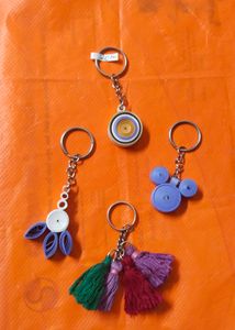 Handmade Quilling Keychains