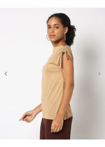 Chic Ruched Sleeve Top for women